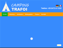 Tablet Screenshot of camping-trafoi.com